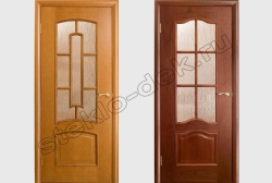 Mezhkomnatnye dveri so steklom Sel'vit 118 bronzovym (1)