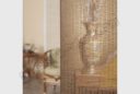 Zerkalo dekorativnoe matovoe bronzovoe PAPIRUS (SMC-015)
