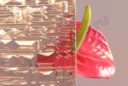 Listovoe uzorchatoe steklo Abstrakto bronza (1)